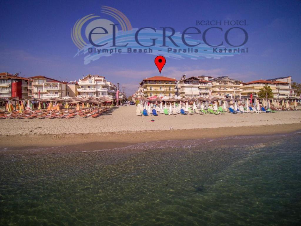 El Greco Hotel Olympic Beach Olympiaki Akti Bagian luar foto